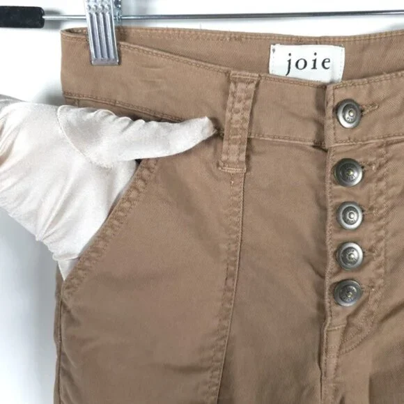 NWT Joie Maxine Park Skinny High Rise Denim Pants Tigers Eye N0014F8522A Size 26